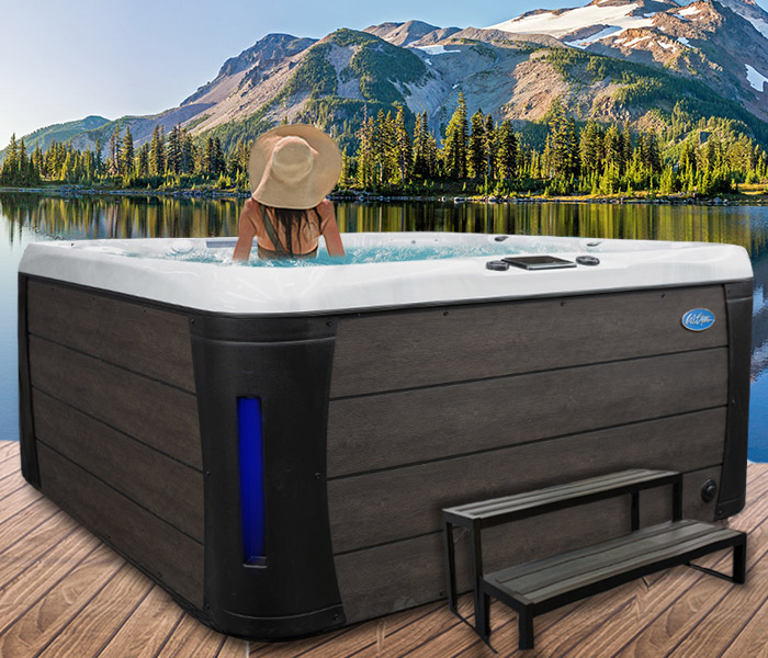 Calspas hot tub being used in a family setting - hot tubs spas for sale Ontario